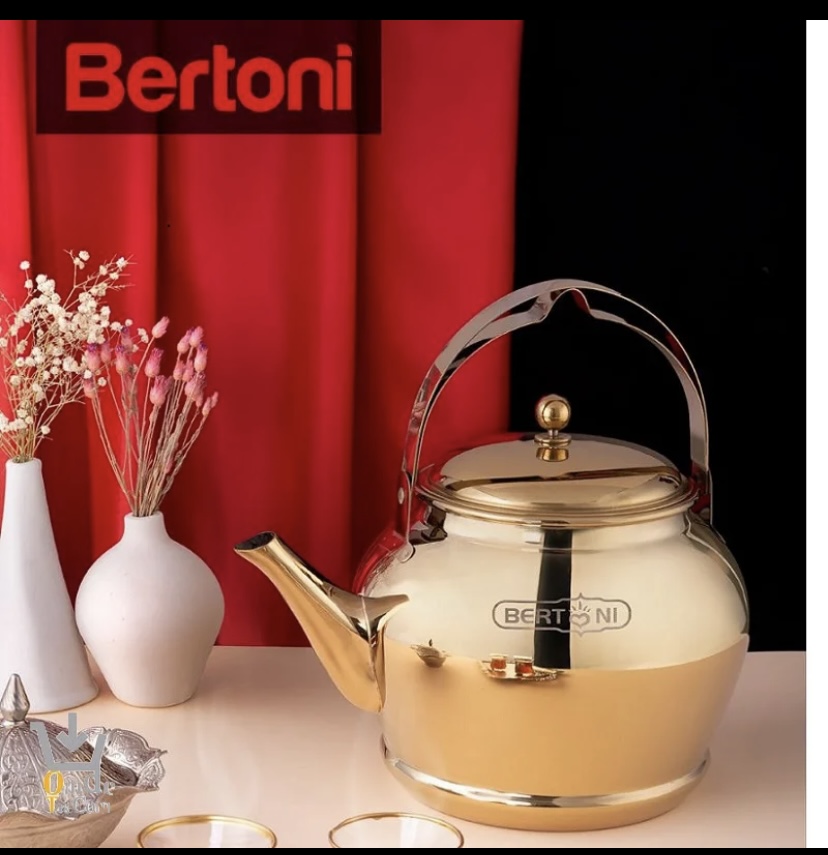 کتری لوله دار طلاییBertoni مدل 101